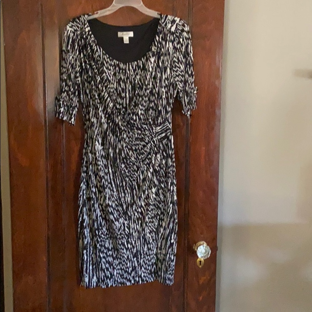 Faux wrap dress